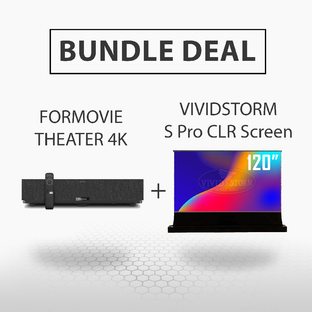 Formovie Theater 4K + Vividstorm S Pro Screen Bundle Deal